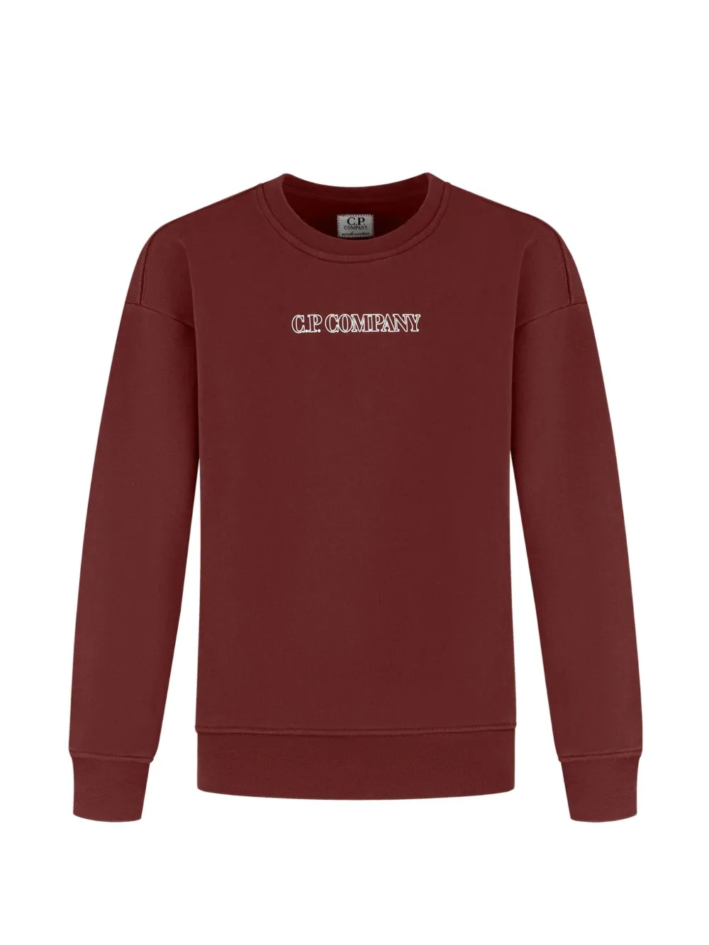 C.P. Company Kids logo-print sweater - Rosso