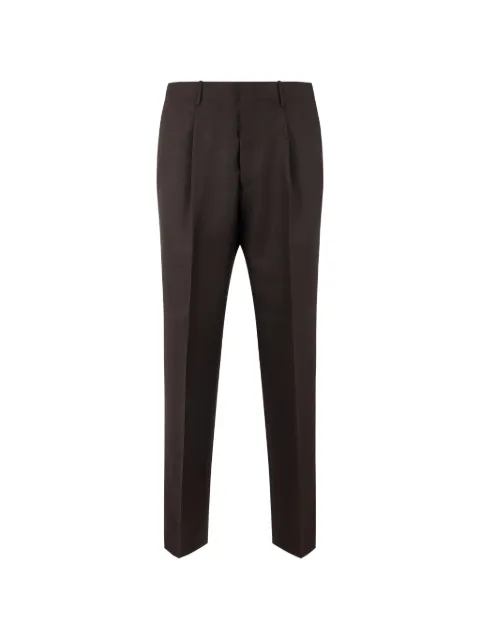 slowear pleated tailored trousers