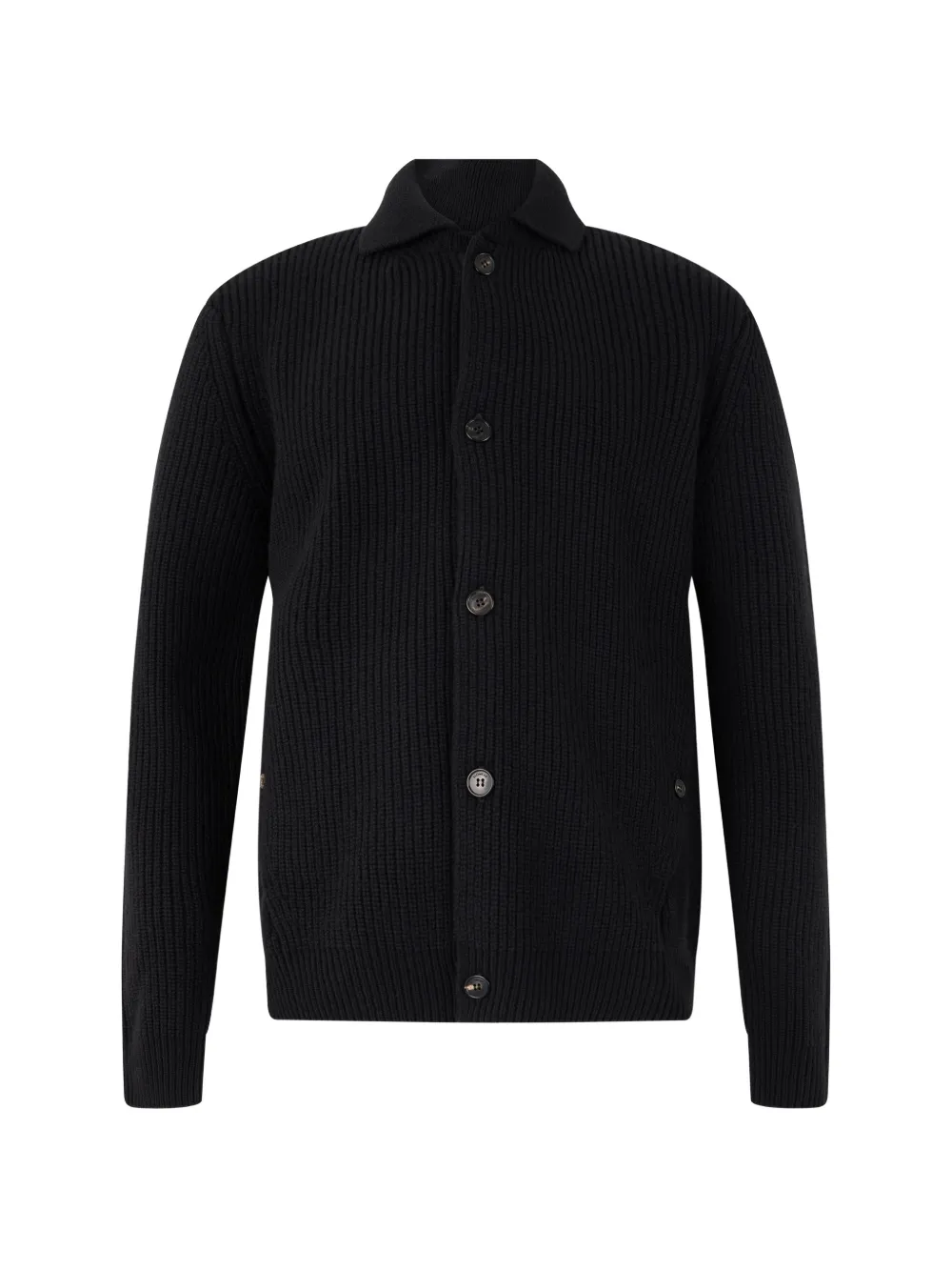 slowear ribbed-knit button-up cardigan