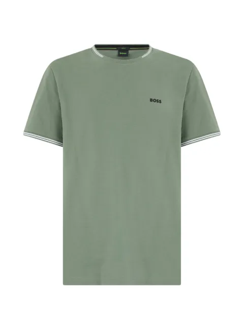 BOSS T-shirt med stribedetalje