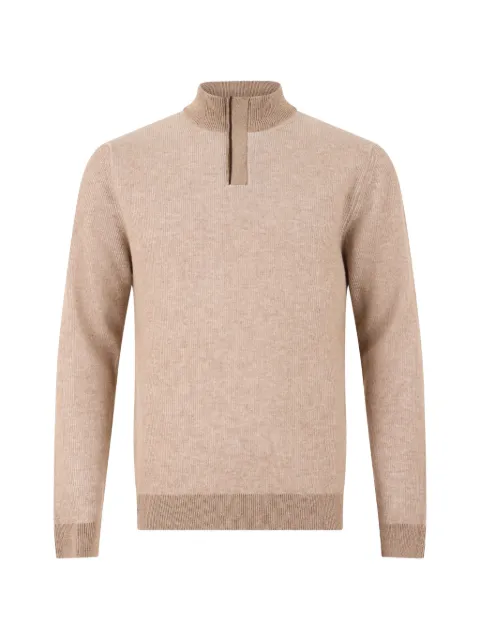 slowear high-neck knitted sweater