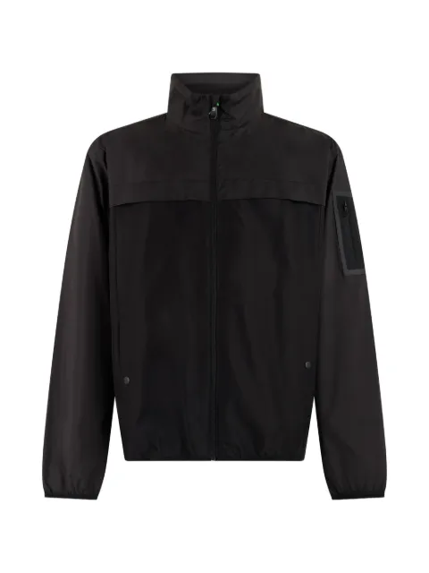 BOSS panelled zip-up jacket