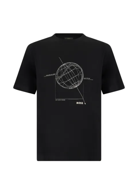 BOSS camiseta con estampado gráfico