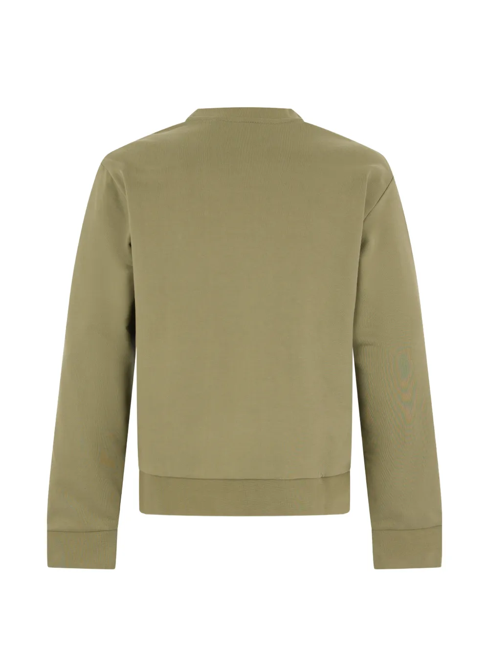 BOSS Sweater met logoprint Groen