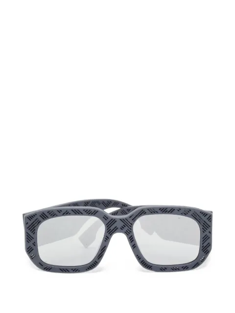Fendi Pre-Owned gafas de sol Shadow con montura cuadrada