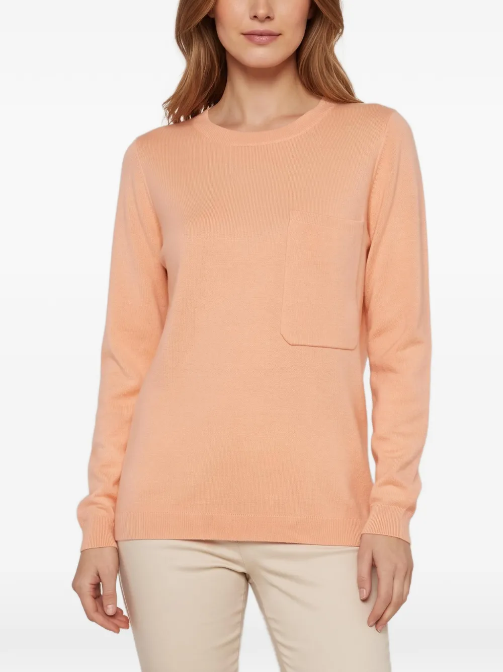 Chloé Pre-Owned crew-neck sweater - Orange