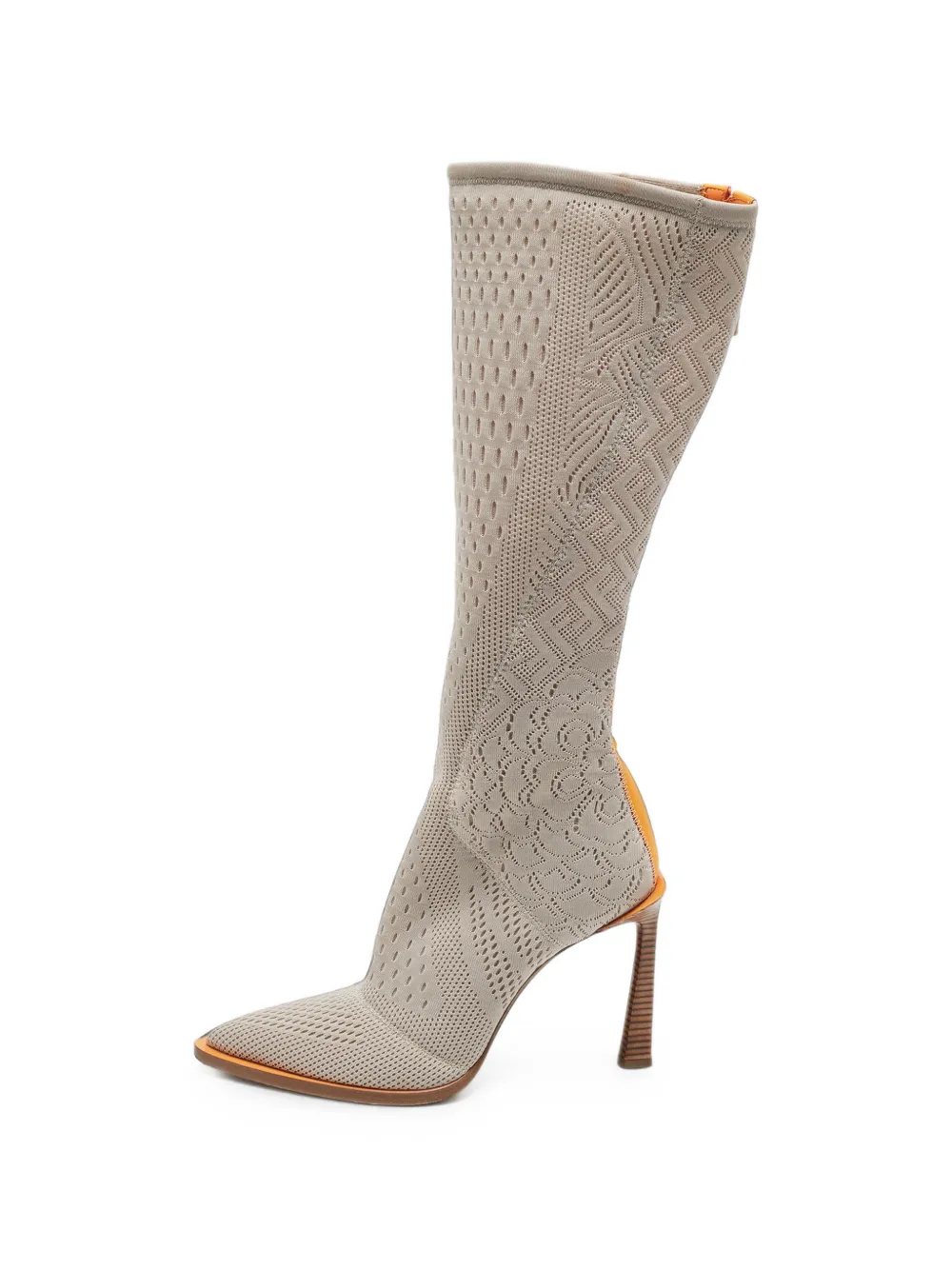 Fendi Pre-Owned bottes Fframe hauteur genou - Marron Fendi Pre-Owned bottes Fframe hauteur genou - Marron