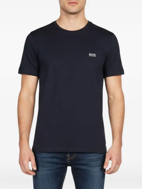 BOSS logo-embroidered T-shirt