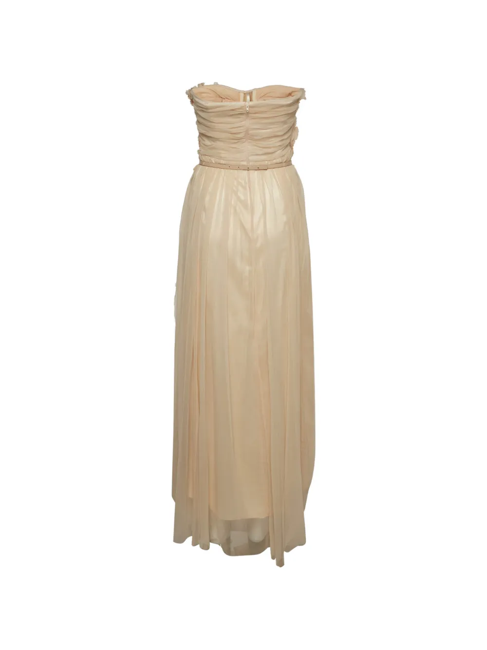 Elisabetta Franchi embellished-detail maxi dress - Toni neutri