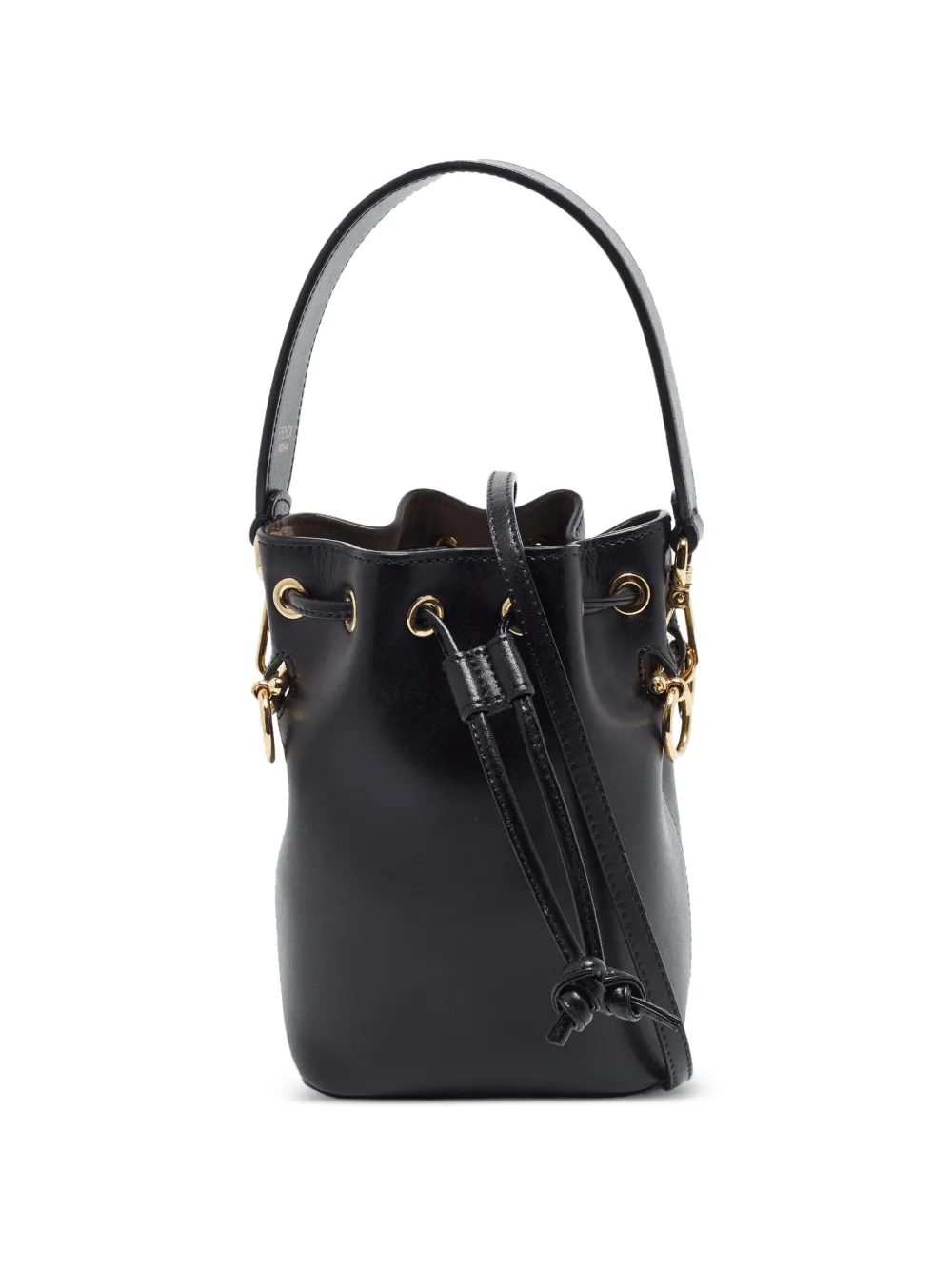 Fendi Pre-Owned mini sac seau Mini Mon Tresor (2022) - Noir Fendi Pre-Owned mini sac seau Mini Mon Tresor (2022) - Noir