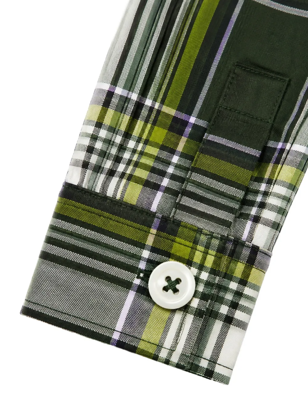 Manuel Ritz Kids Geruit shirt Groen