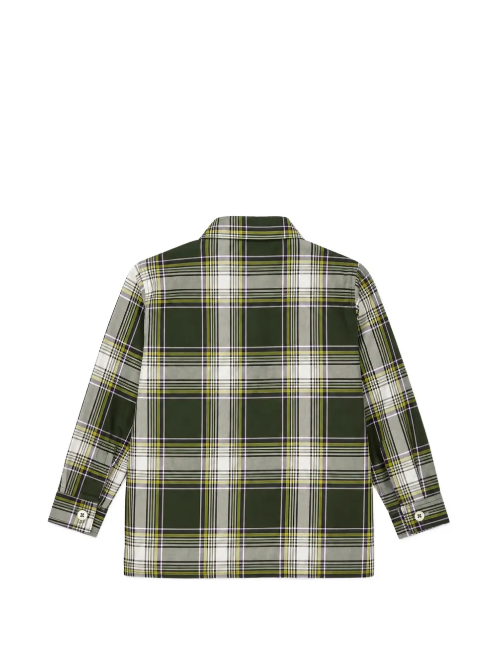 Manuel Ritz Kids Geruit shirt Groen