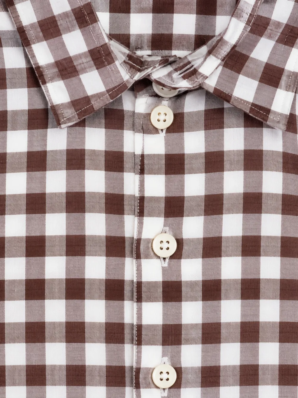 Manuel Ritz Kids Shirt met gingham ruit Bruin
