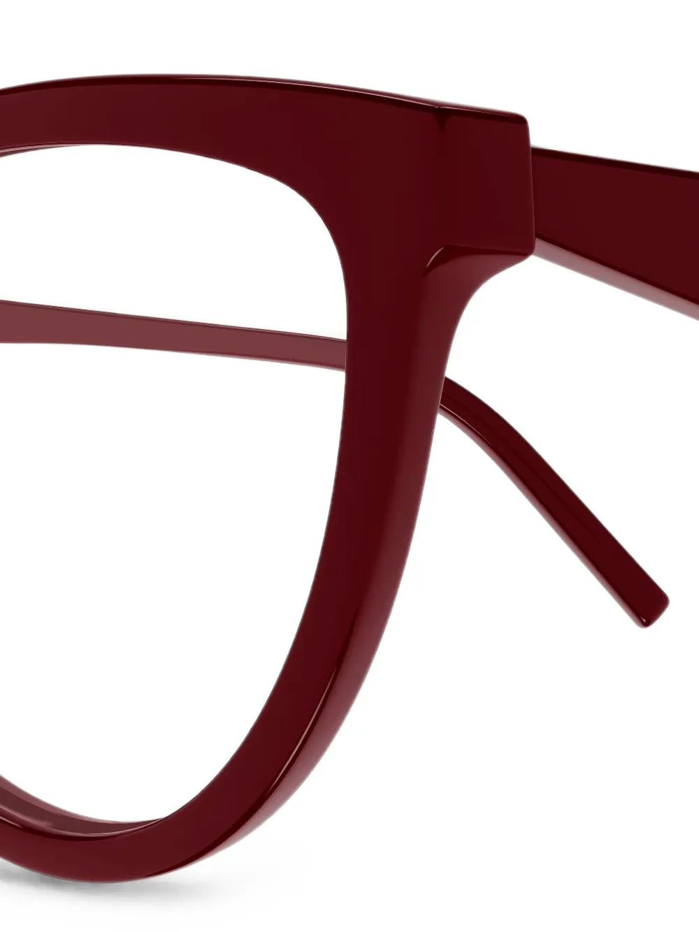 Saint Laurent Eyewear Bril met cat-eye montuur Rood