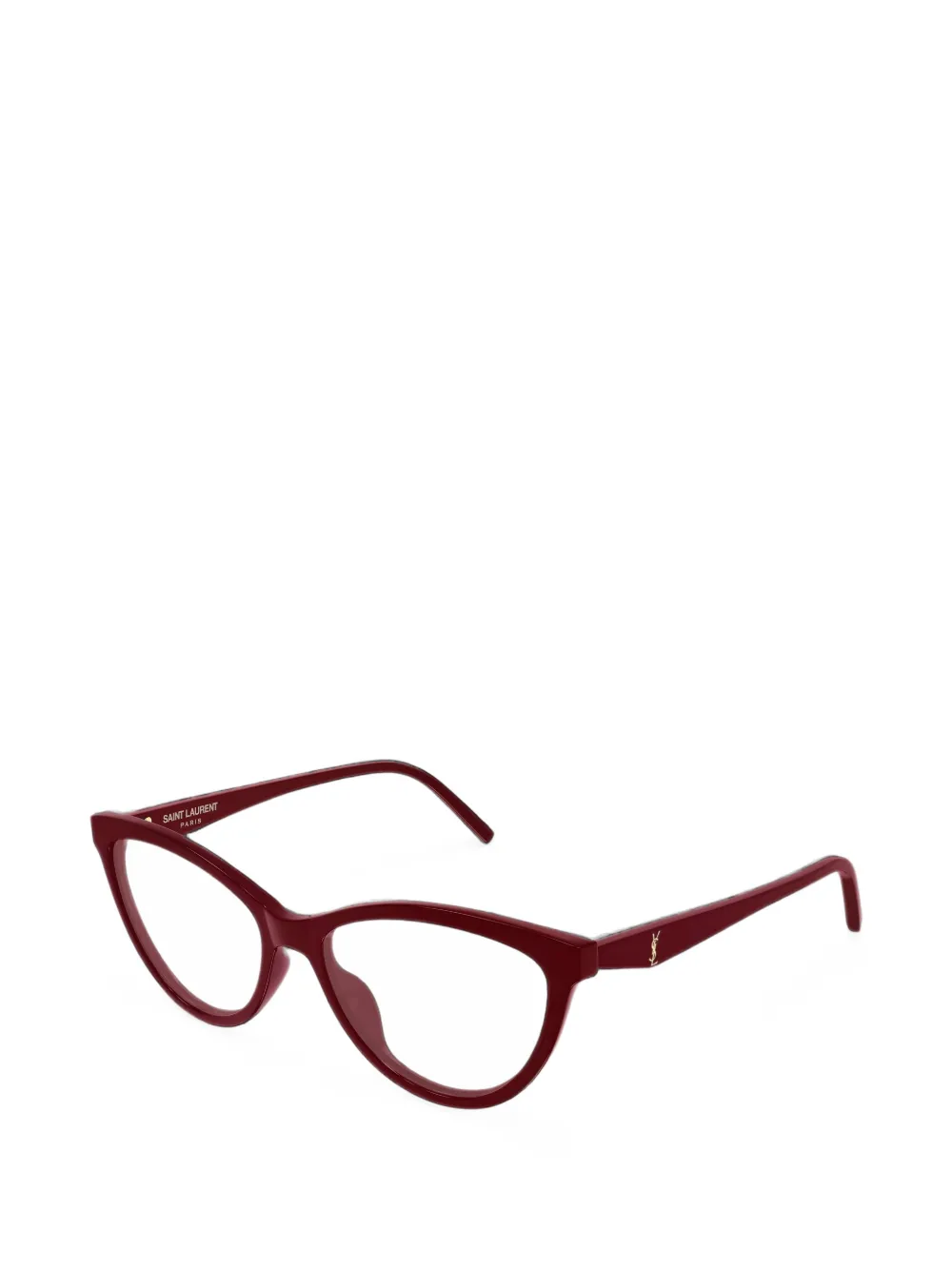 Saint Laurent Eyewear Bril met cat-eye montuur Rood