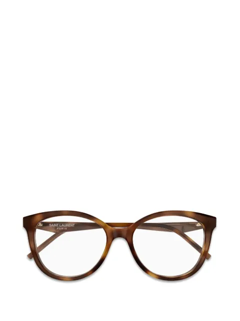 Saint Laurent Eyewear tortoiseshell-effect cat-eye glasses