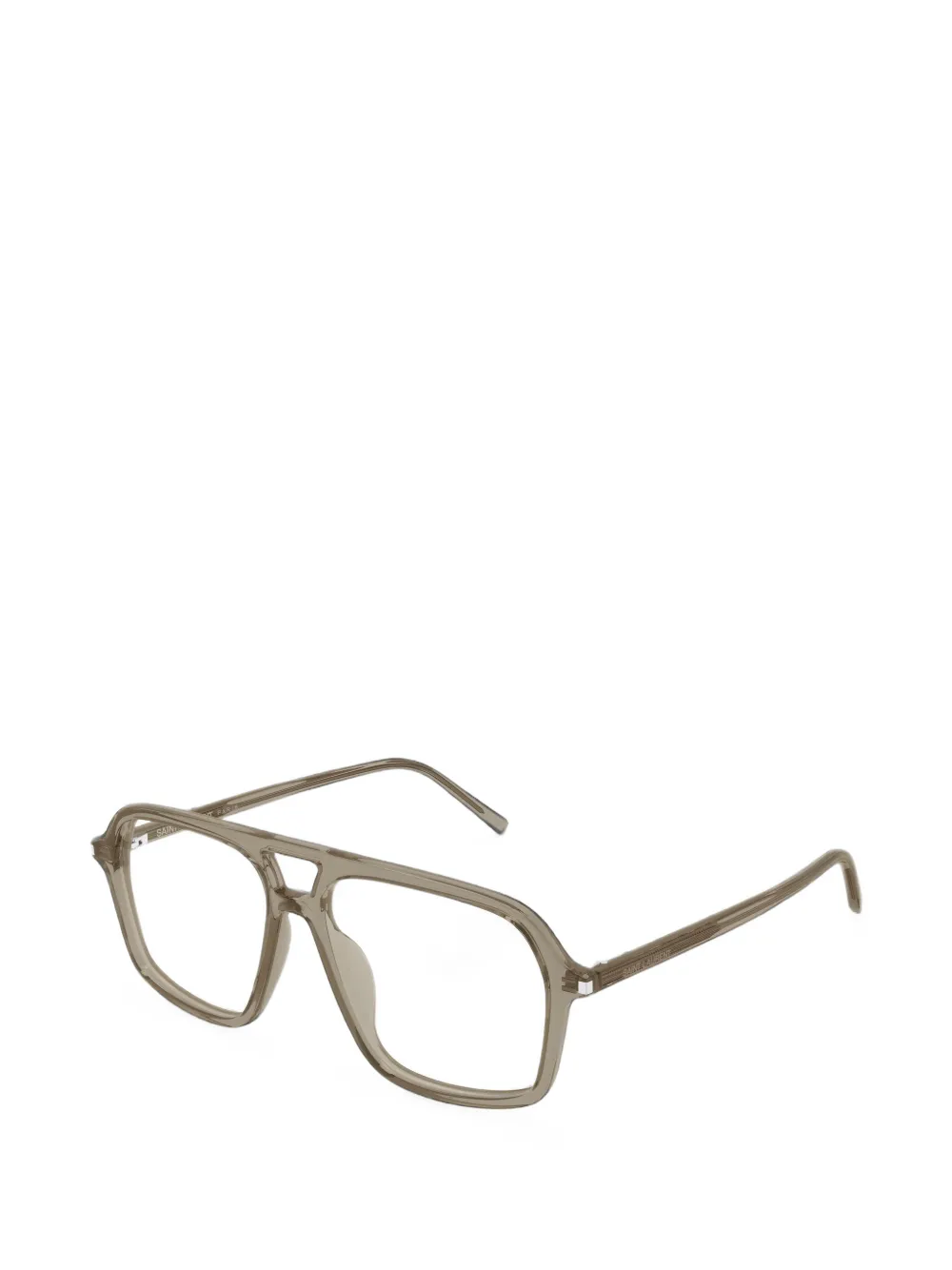 Saint Laurent Eyewear Bril met piloten montuur Grijs