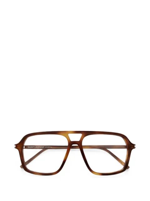 Saint Laurent Eyewear Armação de óculos piloto