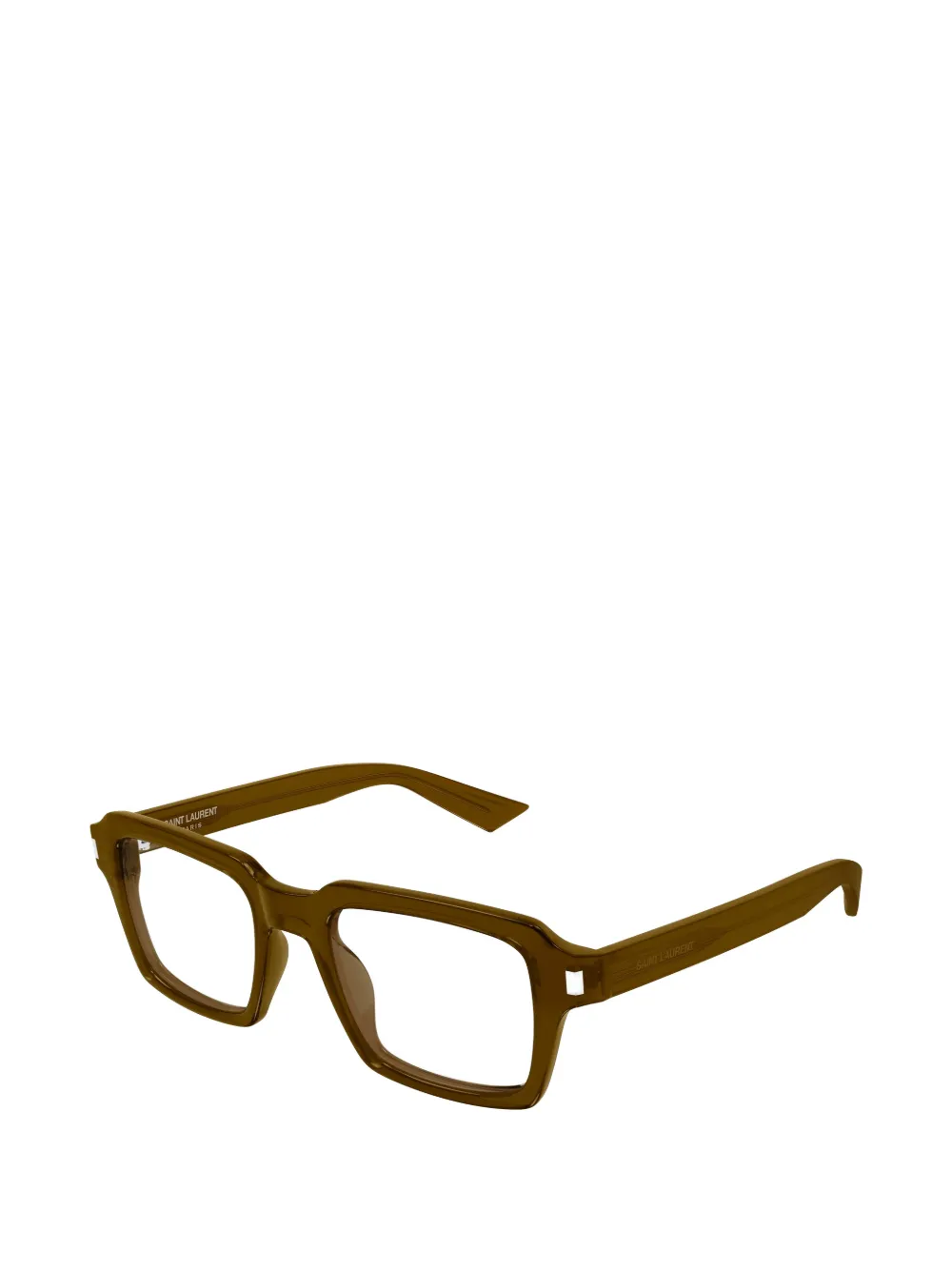 Saint Laurent Eyewear Bril met vierkant montuur Groen
