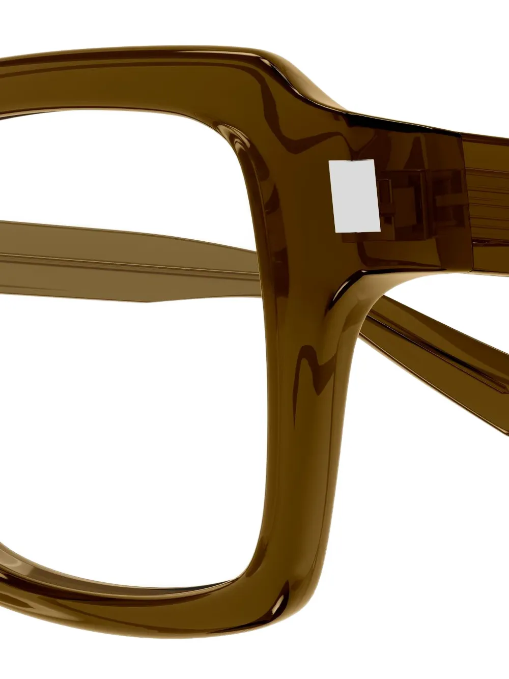 Saint Laurent Eyewear Bril met vierkant montuur Groen