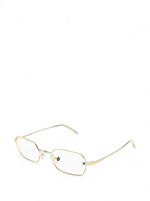 Saint Laurent Eyewear Armação de óculos geométrica