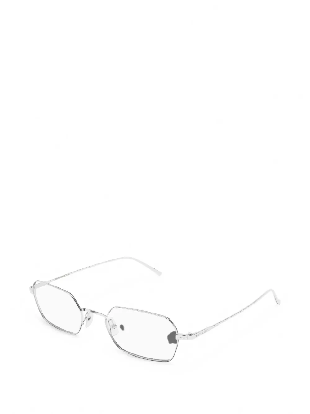 Saint Laurent Eyewear Bril met geometrisch montuur Zilver