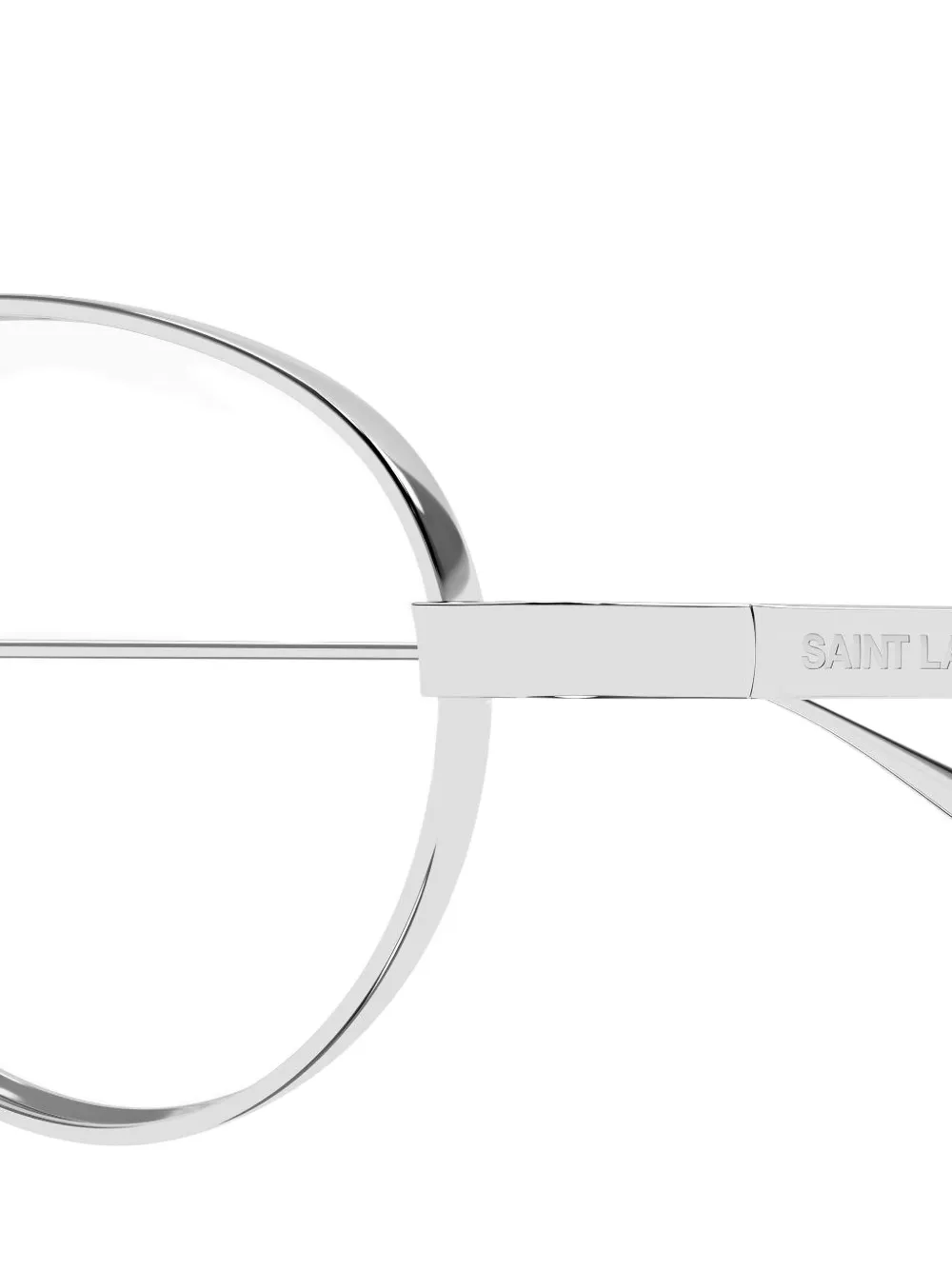 Saint Laurent Eyewear Zonnebril met piloten montuur Zilver