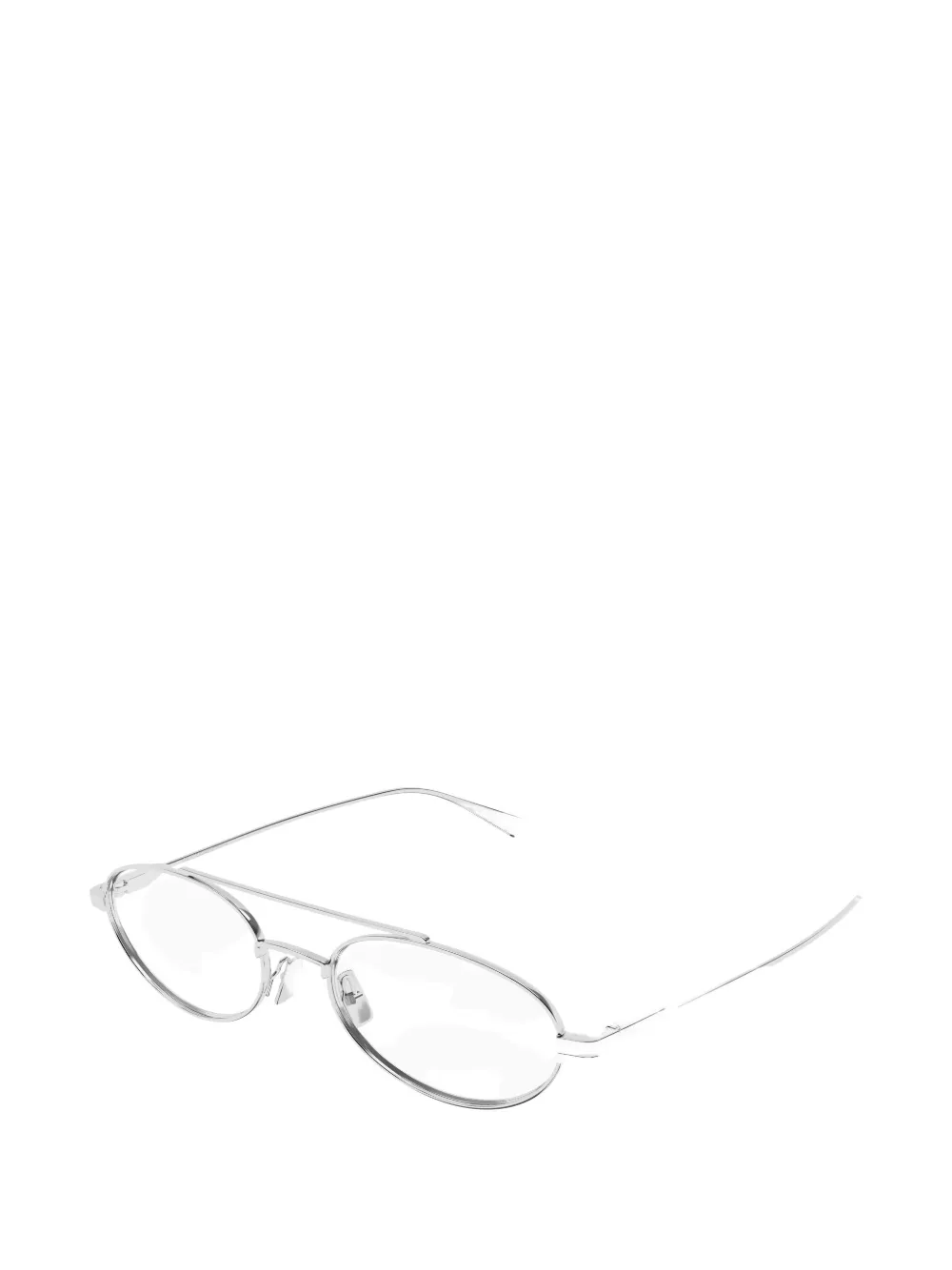 Saint Laurent Eyewear Zonnebril met piloten montuur Zilver