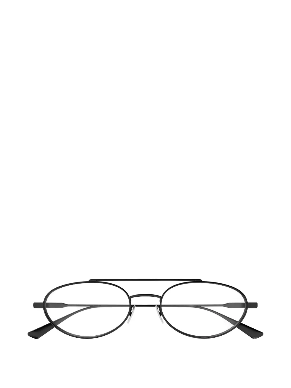 Saint Laurent Eyewear double-bridge oval-frame glasses