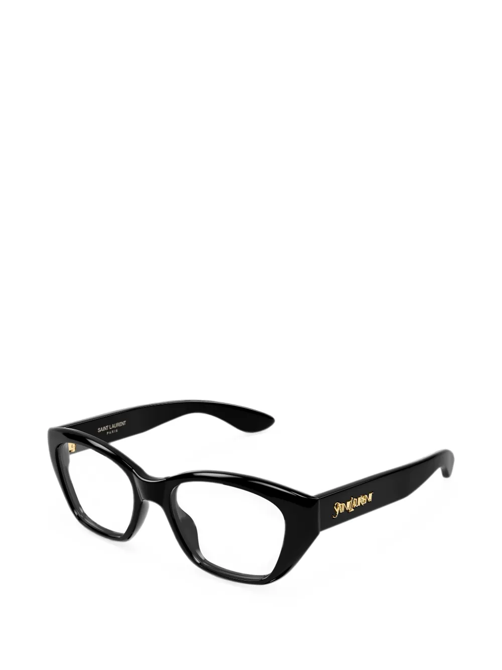 Saint Laurent Eyewear Zonnebril met cat-eye montuur Zwart