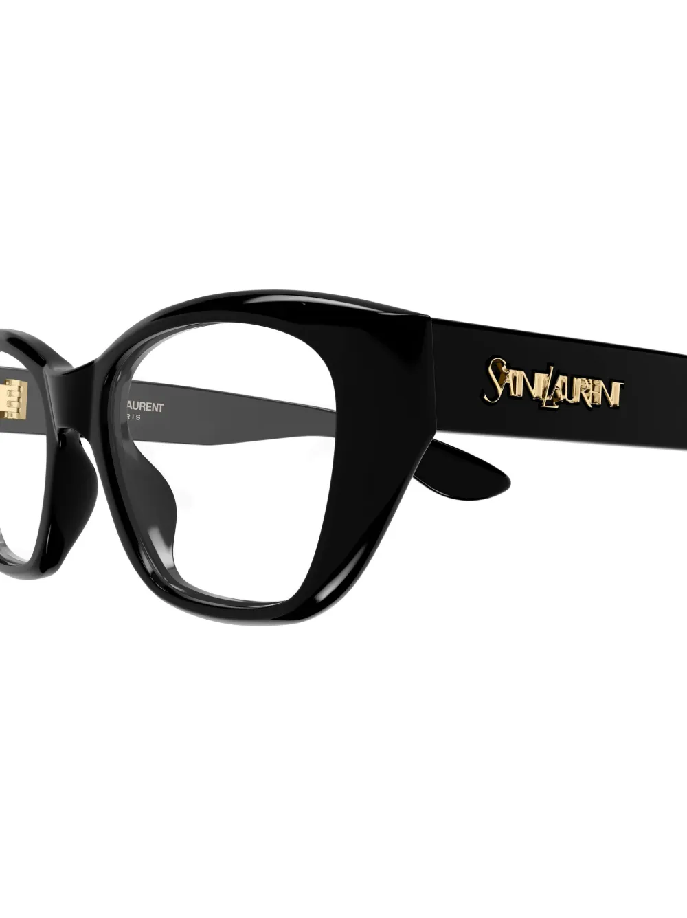 Saint Laurent Eyewear Zonnebril met cat-eye montuur Zwart