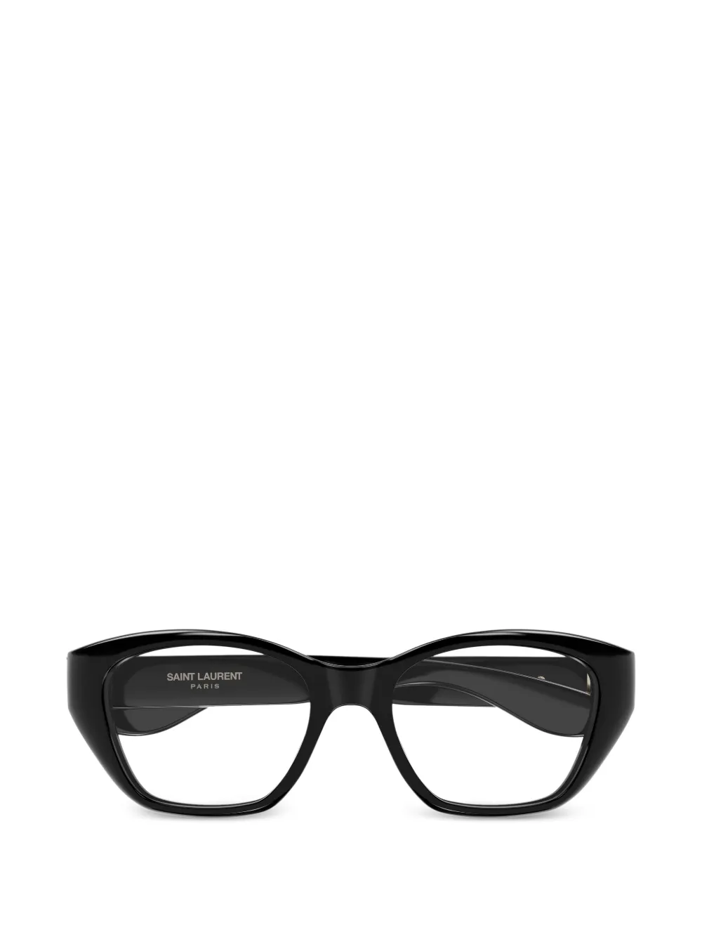Saint Laurent Eyewear logo-plaque cat-eye glasses