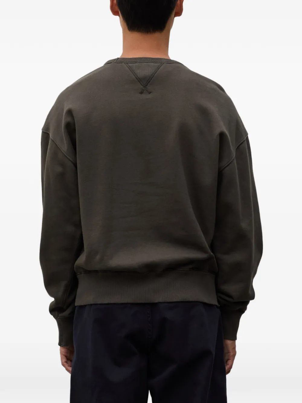 Norse Projects Gilja brushed sweatshirt Groen