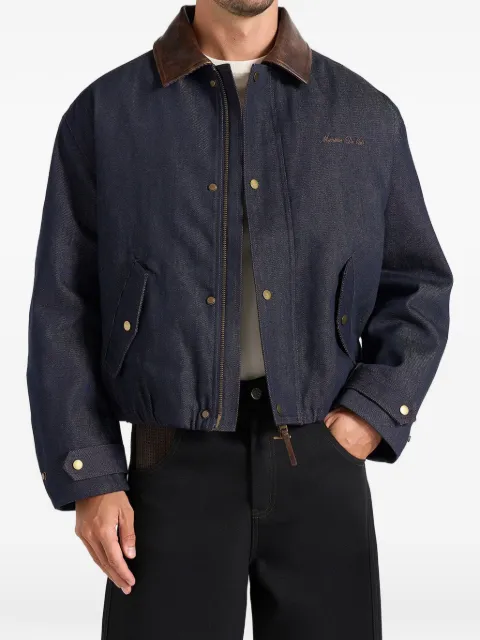 Manière De Voir chamarra bomber Cameron oversize de mezclilla