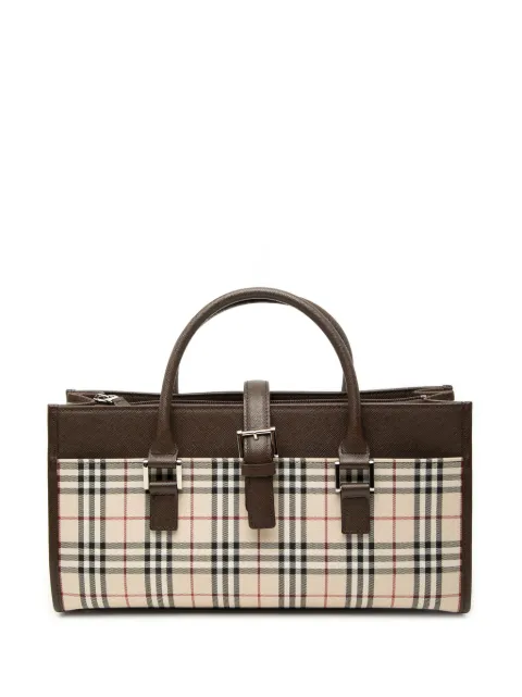 Burberry Pre-Owned 2000-2017 House Check Canvas handbag