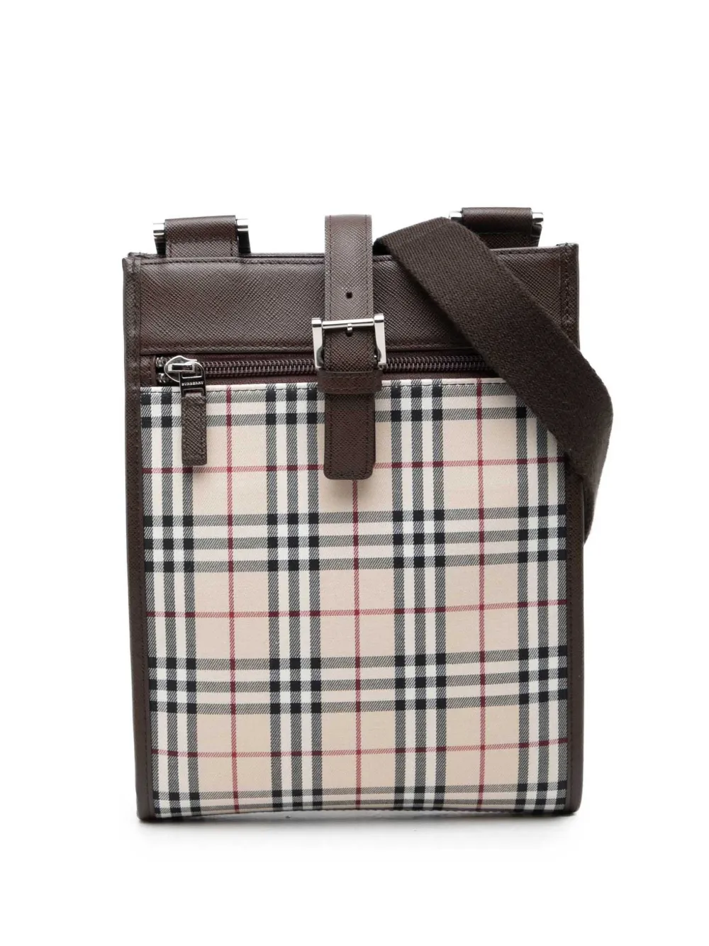 Burberry Pre-Owned 2000-2017 House Check Canvas Umhängetasche - Nude