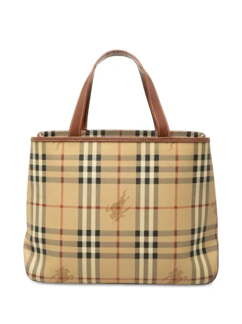 Burberry Pre-Owned 2000-2017 Haymarket Check Coated Canvas tote bag