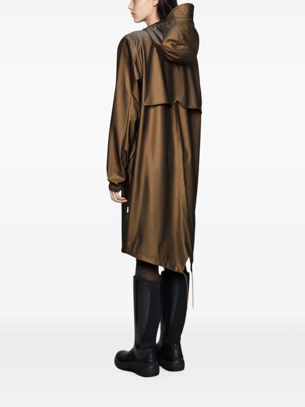 Rains Parka met capuchon Bruin