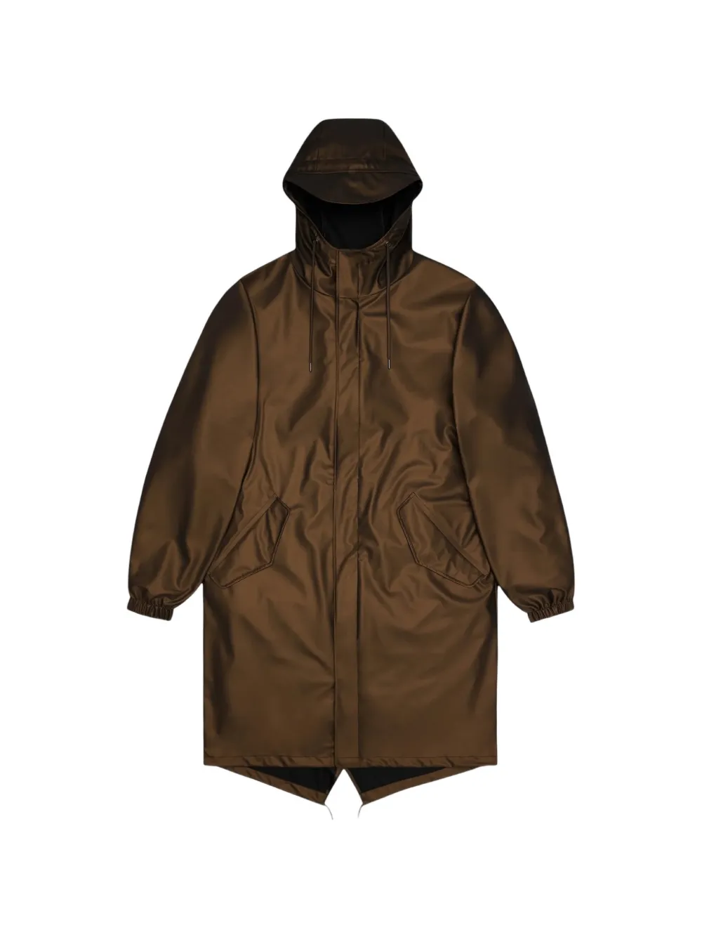 Rains hooded fishtail parka