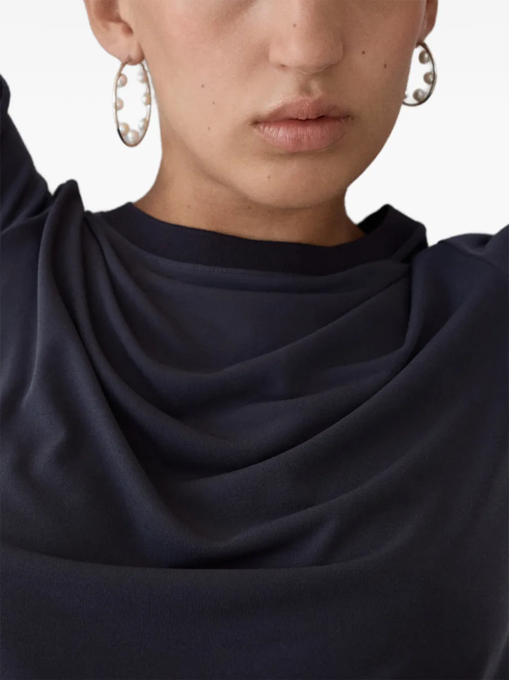 Maria Black Baroque Neo hoop earring - Argento