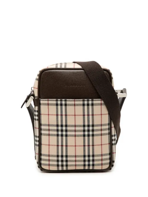 Burberry Pre-Owned 2000-2017 House Check Canvas crossbody bag