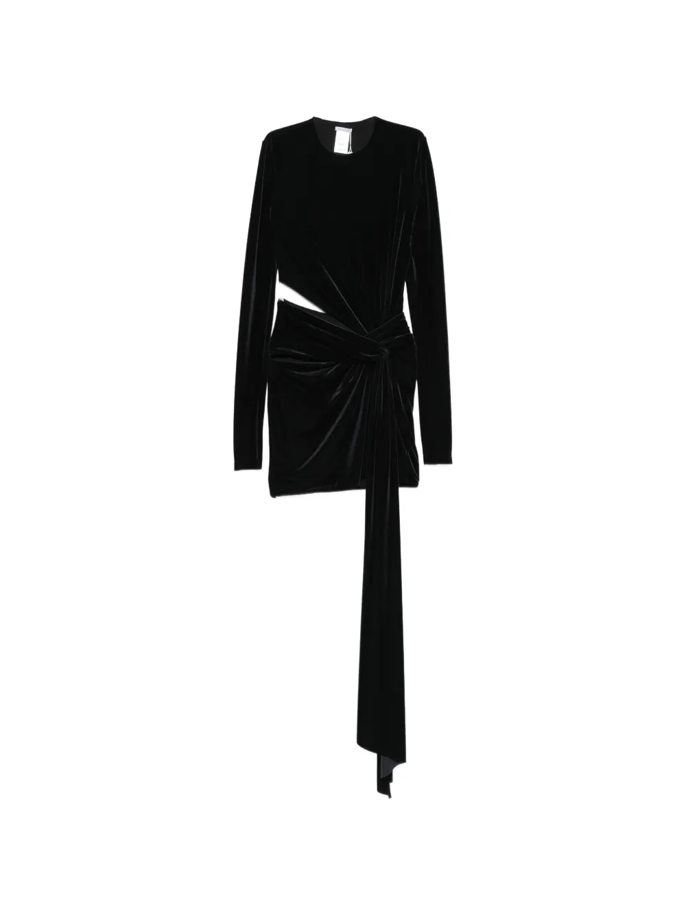 Amazuìn Anouk velvet cut-out mini dress
