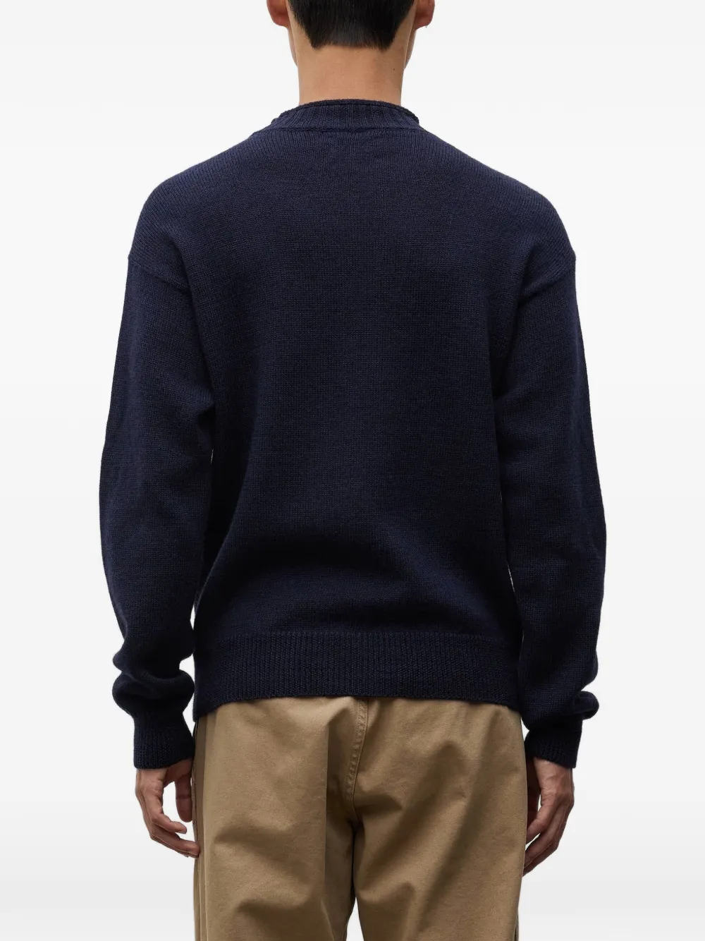 Norse Projects Sagvatnet wool sweater Blauw