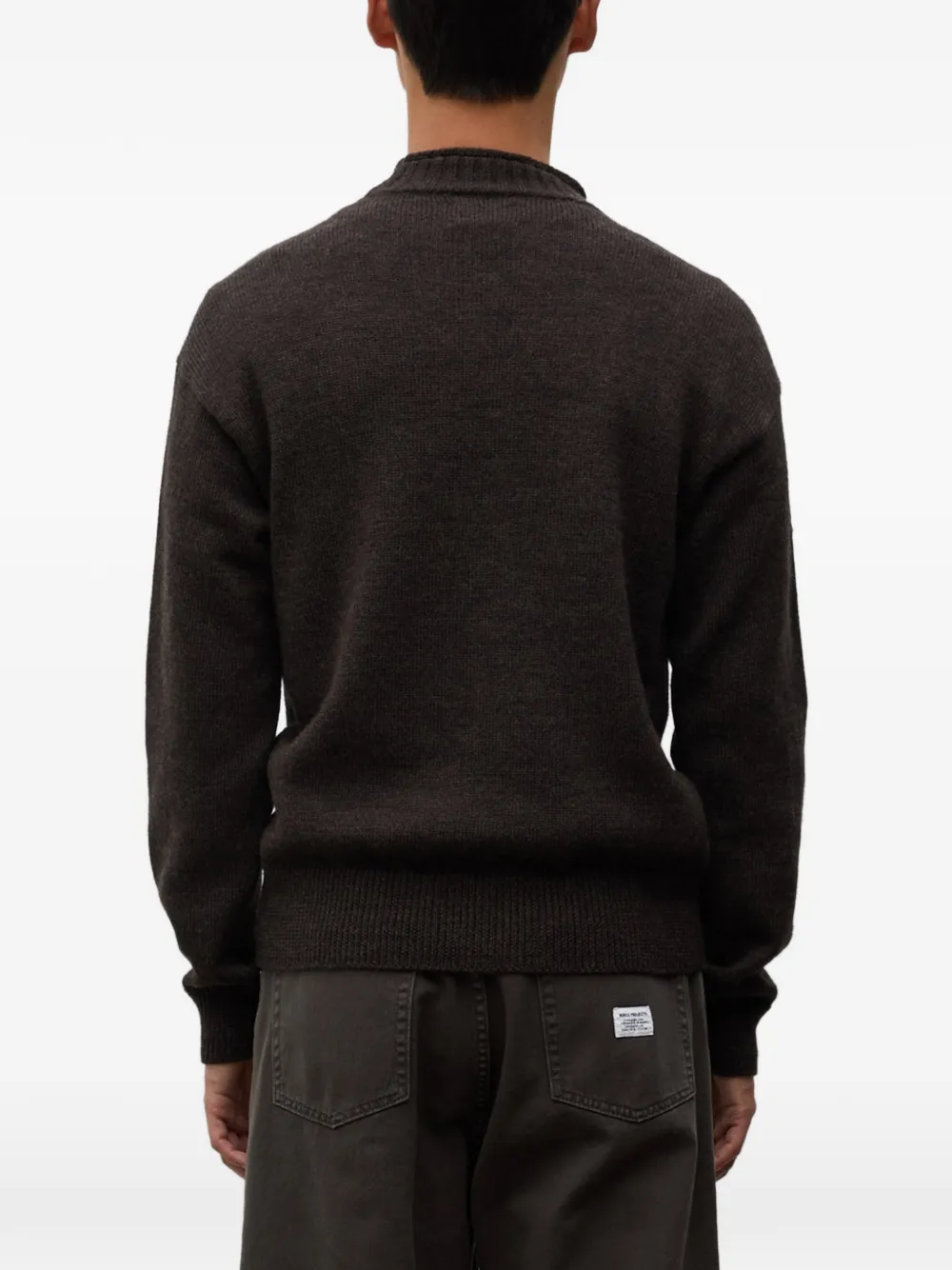 Norse Projects Sagvatnet sweater Bruin