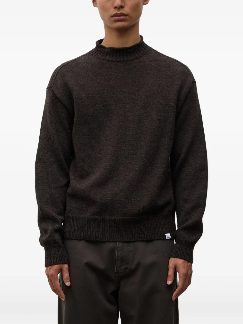 Norse Projects Sagvatnet sweater Bruin