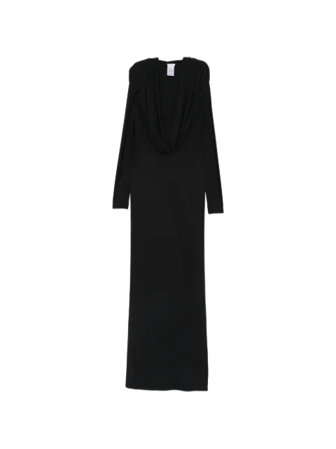 Amazuìn Rasha V-neck ruched maxi dress