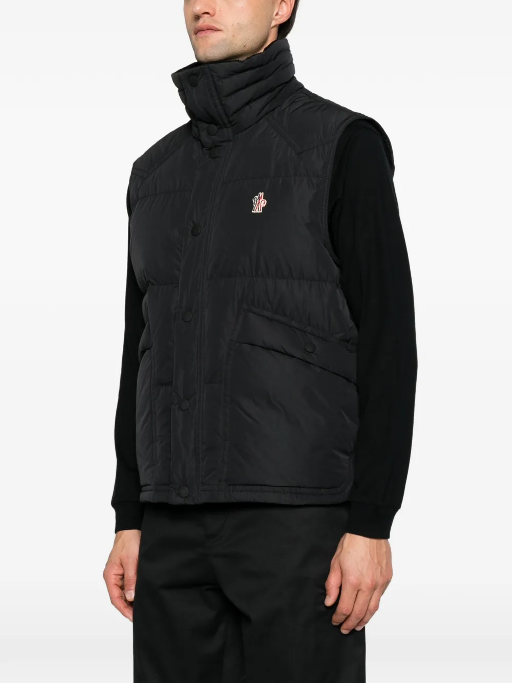 Moncler Grenoble Evans gilet Zwart