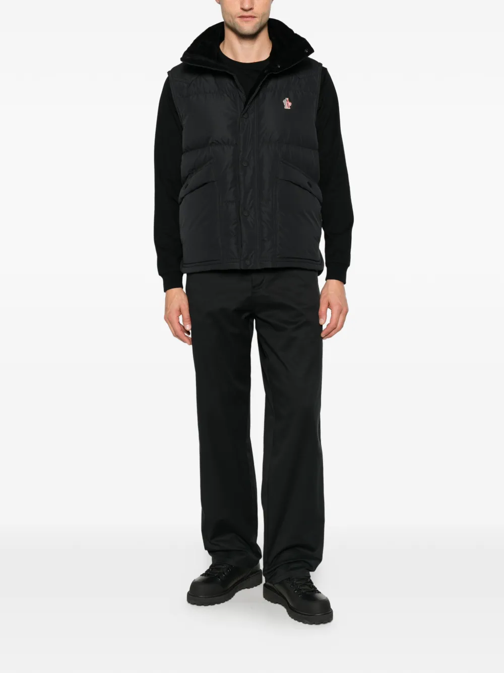 Moncler Grenoble Evans gilet Zwart