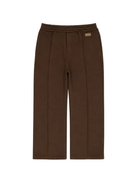 Paolo Pecora Kids elasticated-waist pintuck-detail track pants