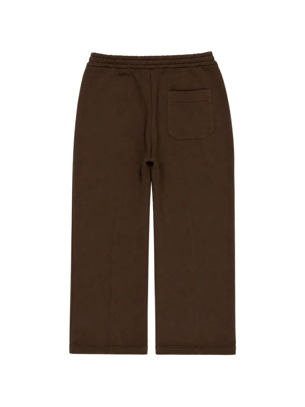 Paolo Pecora Kids elasticated-waist pintuck-detail track pants Bruin